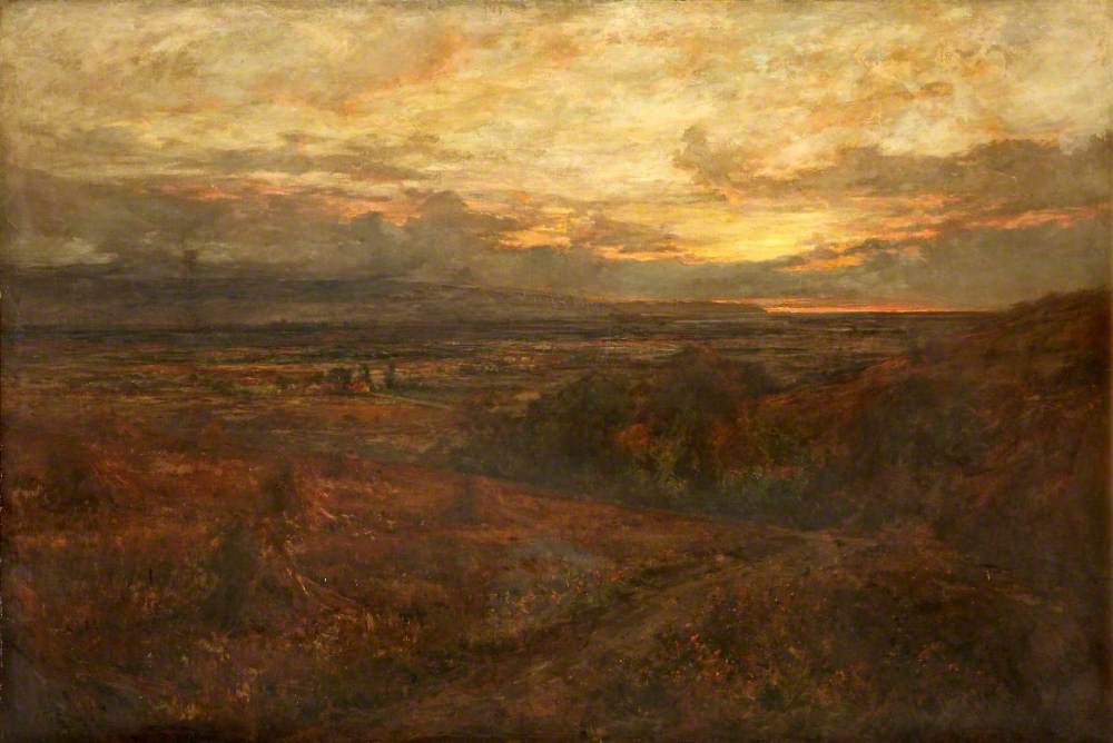 The Close of a Stormy Day, Vale of Clwyd