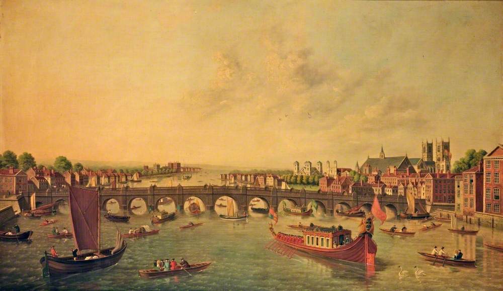 The Thames with Westminster Bridge