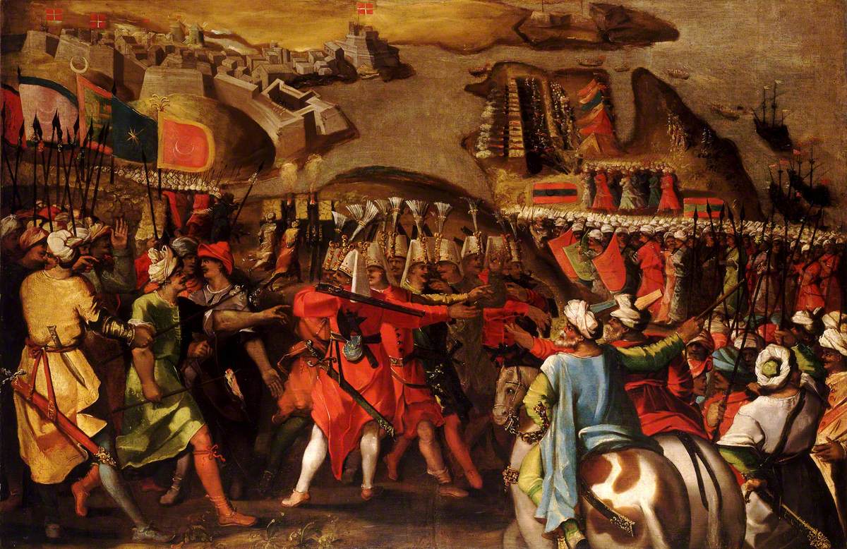 The Siege of Malta: Turkish Bombardment of Birgu, 6 July 1565 | Art UK