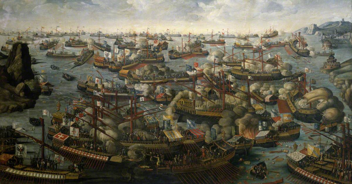The Battle of Lepanto, 7 October 1571