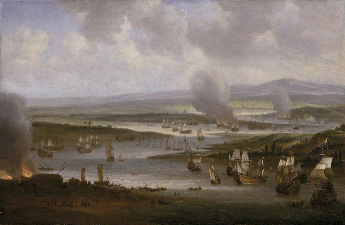 Dutch Ships in the Medway, June 1667