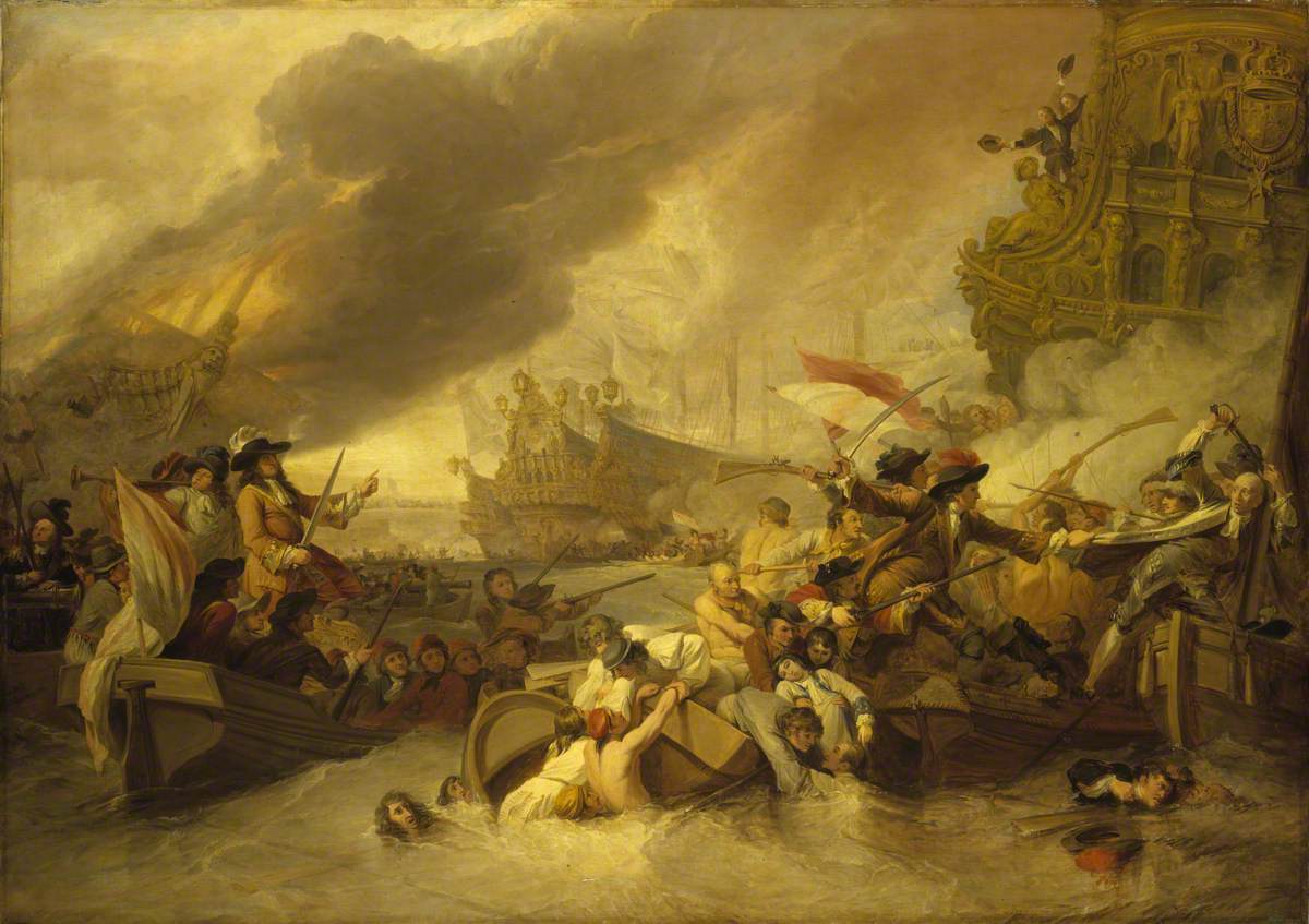 The Battle of La Hogue, 23 May 1692