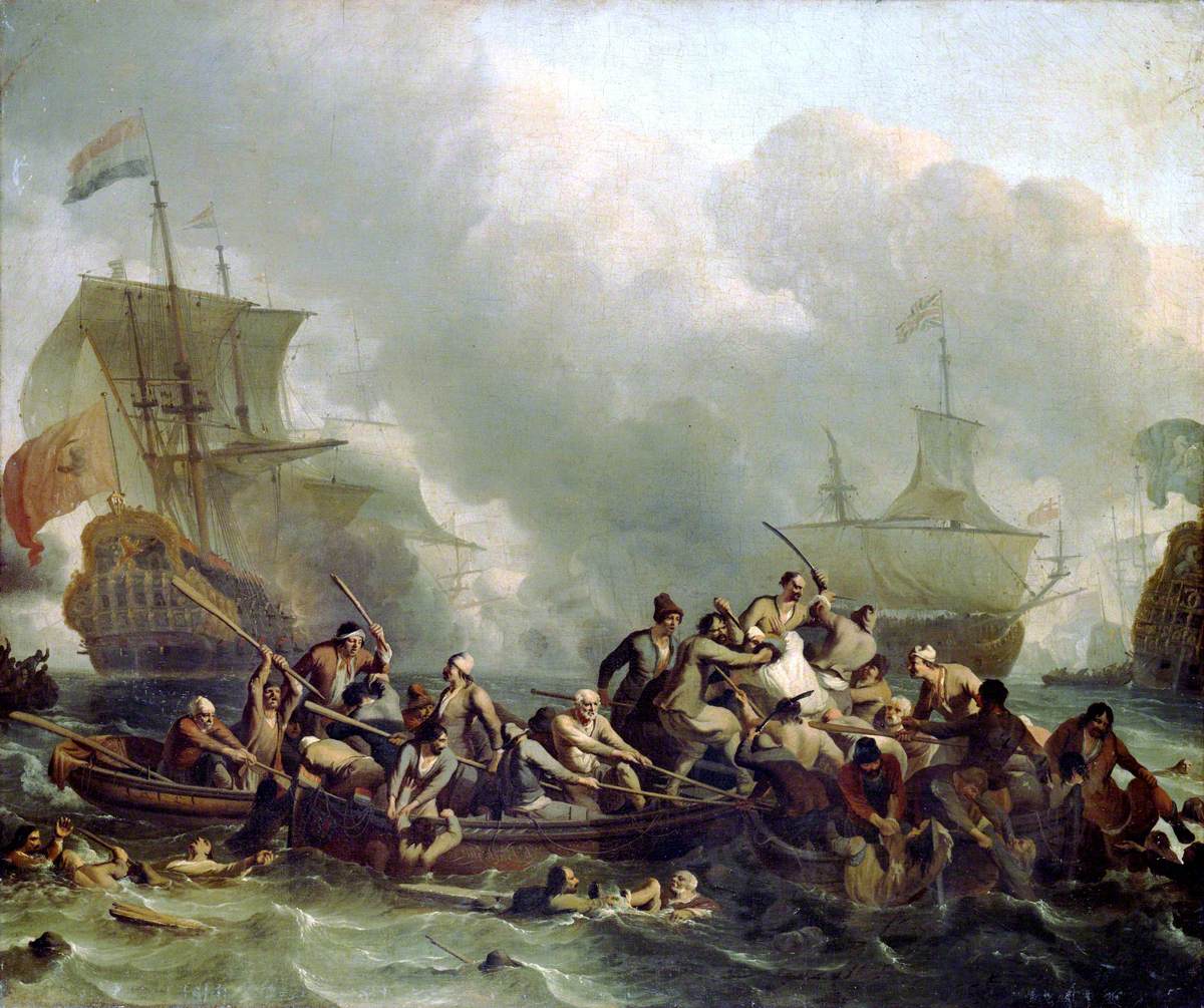 The Battle of Texel, 11 August 1673