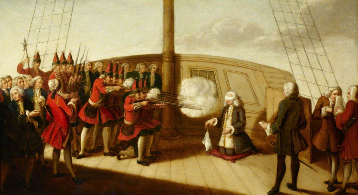 The Execution of Admiral Byng, 14 March 1757
