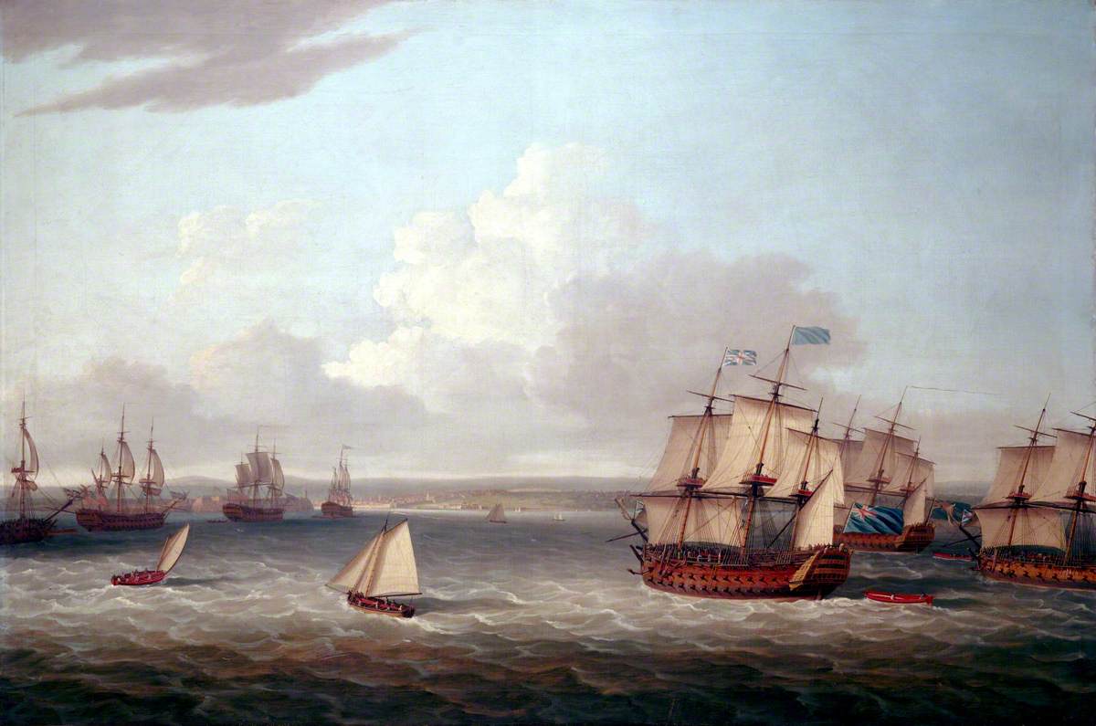 The British Fleet Entering Havana, 21 August 1762