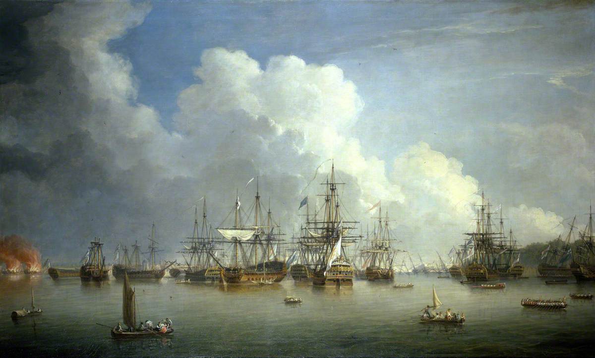 The Captured Spanish Fleet at Havana, August–September 1762