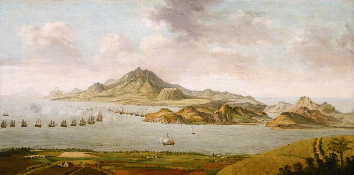 Repulse of the French in Frigate Bay, St Kitts, 26 January 1782