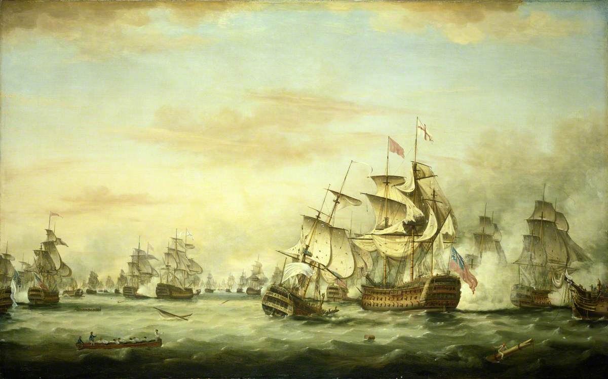 The Battle of The Saints, 12 April 1782: End of the Action