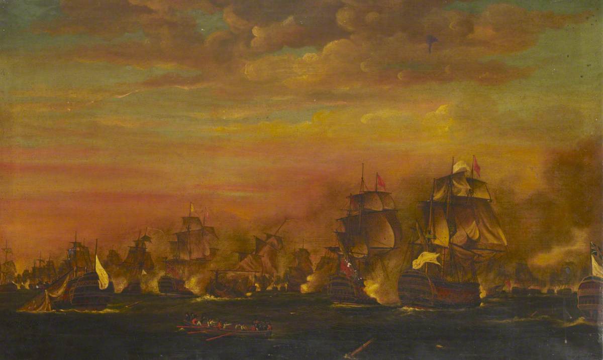 The Battle of the Saintes, 12 April 1782