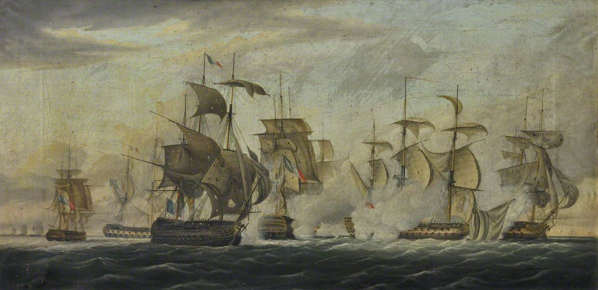 The Capture of HMS 'Alexander' by the French, 6 November 1794