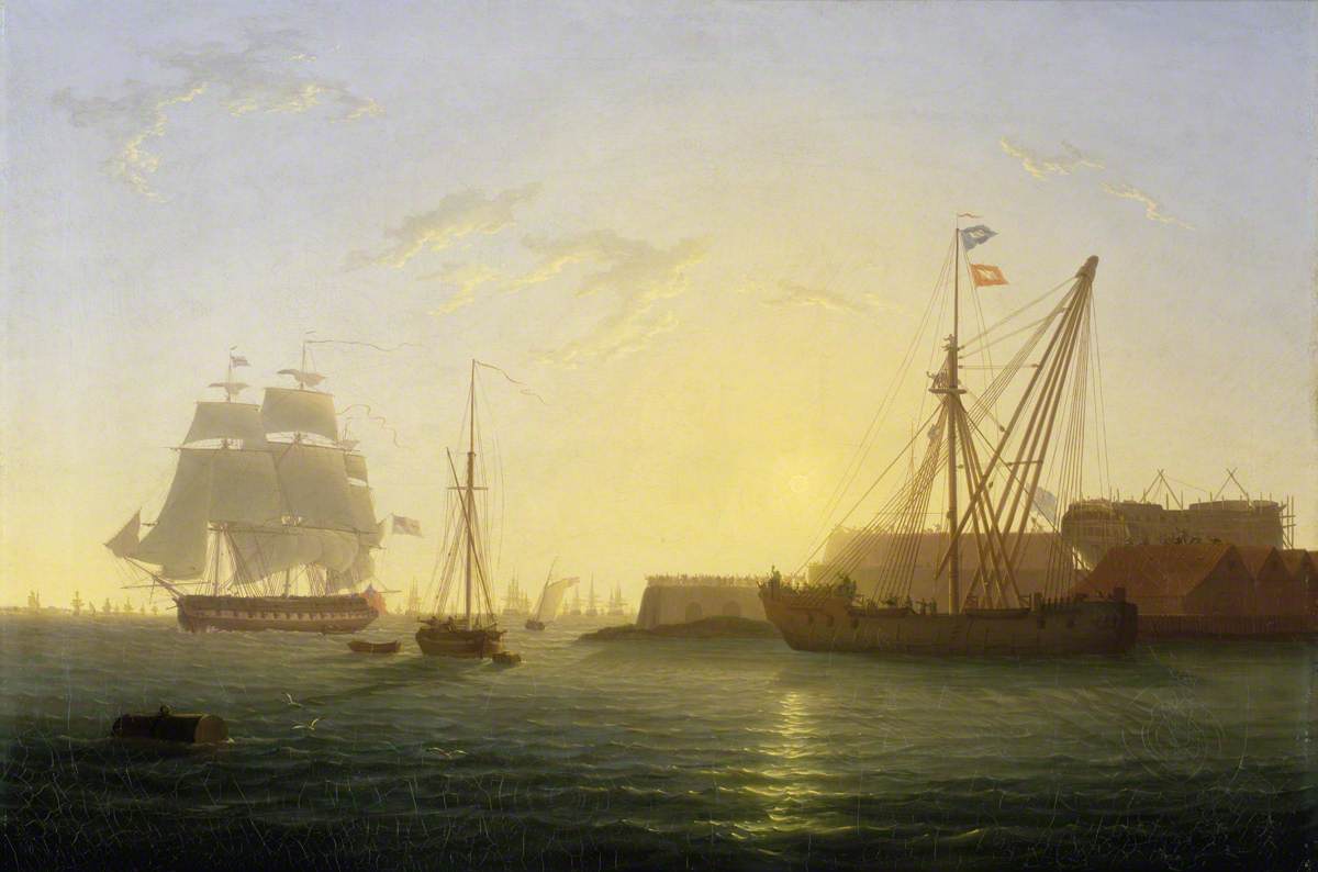 HMS 'Clyde' Arriving at Sheerness after the Nore Mutiny, 30 May 1797