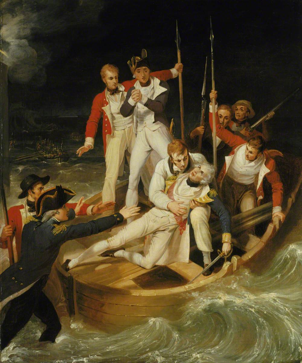 Nelson Wounded at Tenerife, 24 July 1797