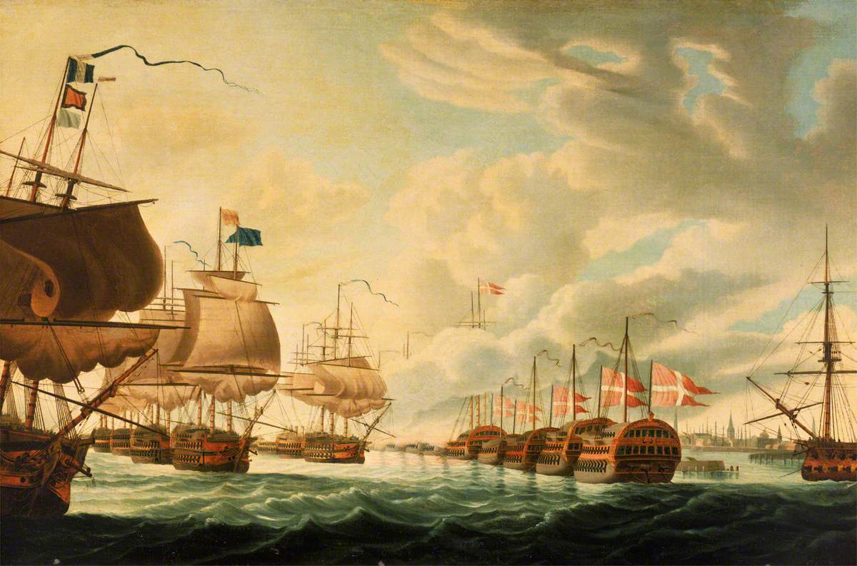 The Battle of Copenhagen, 2 April 1801