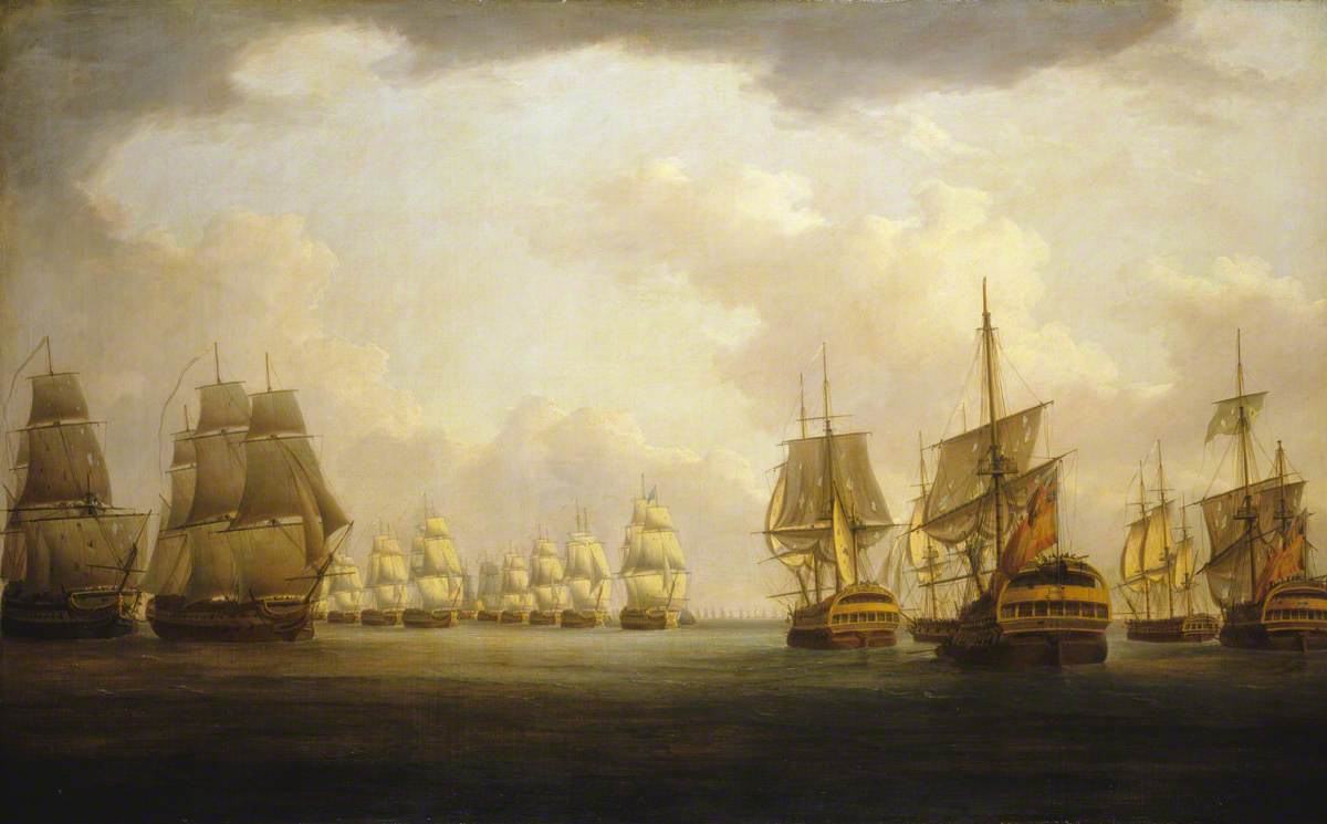 Admiral Sir Robert Calder's Action off Cape Finisterre, 23 July 1805