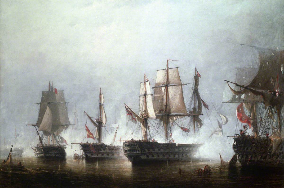 The Battle of Trafalgar, 21 October 1805