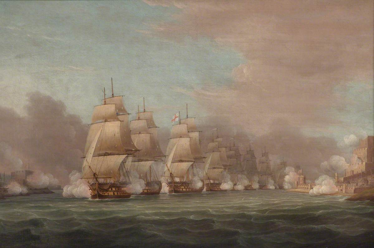 Sir John Thomas Duckworth's Passage of the Dardanelles, 19 February 1807