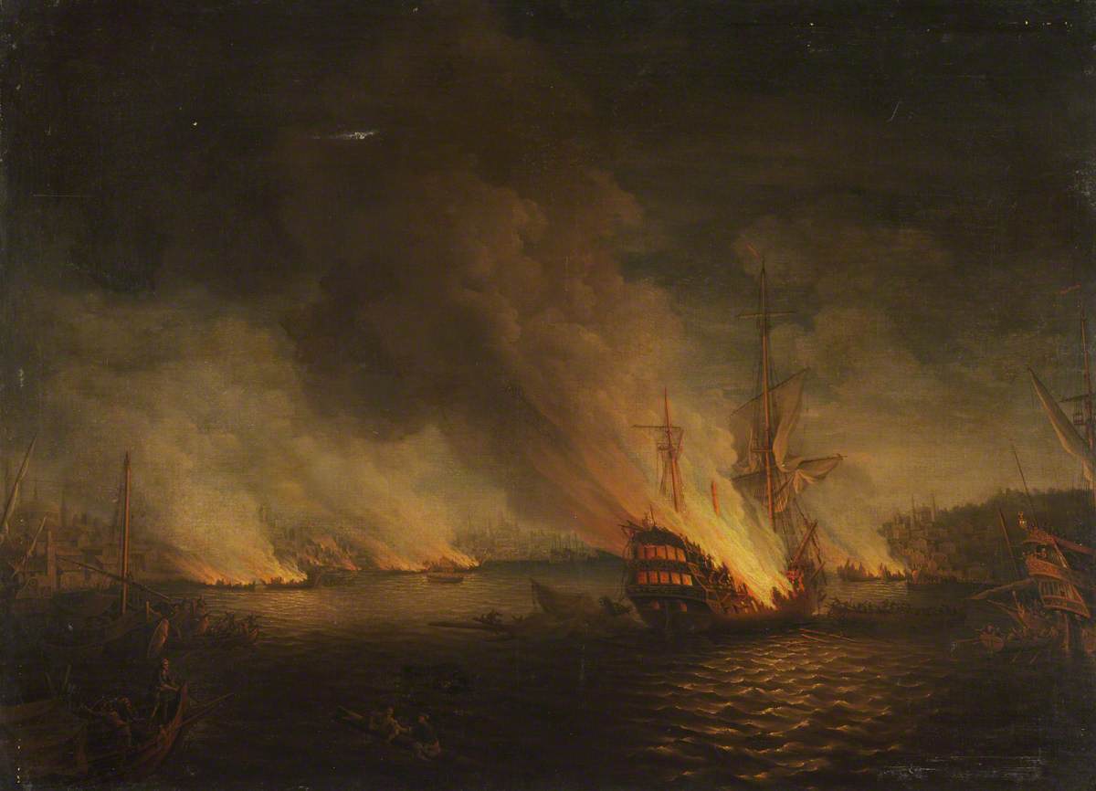 Sir John Thomas Duckworth's Action in the Dardanelles, 19 February 1807