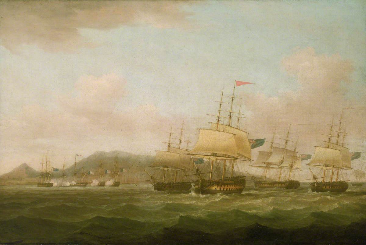 The Capture of Saint Paul near the Isle de Bourbon, 21 September 1809