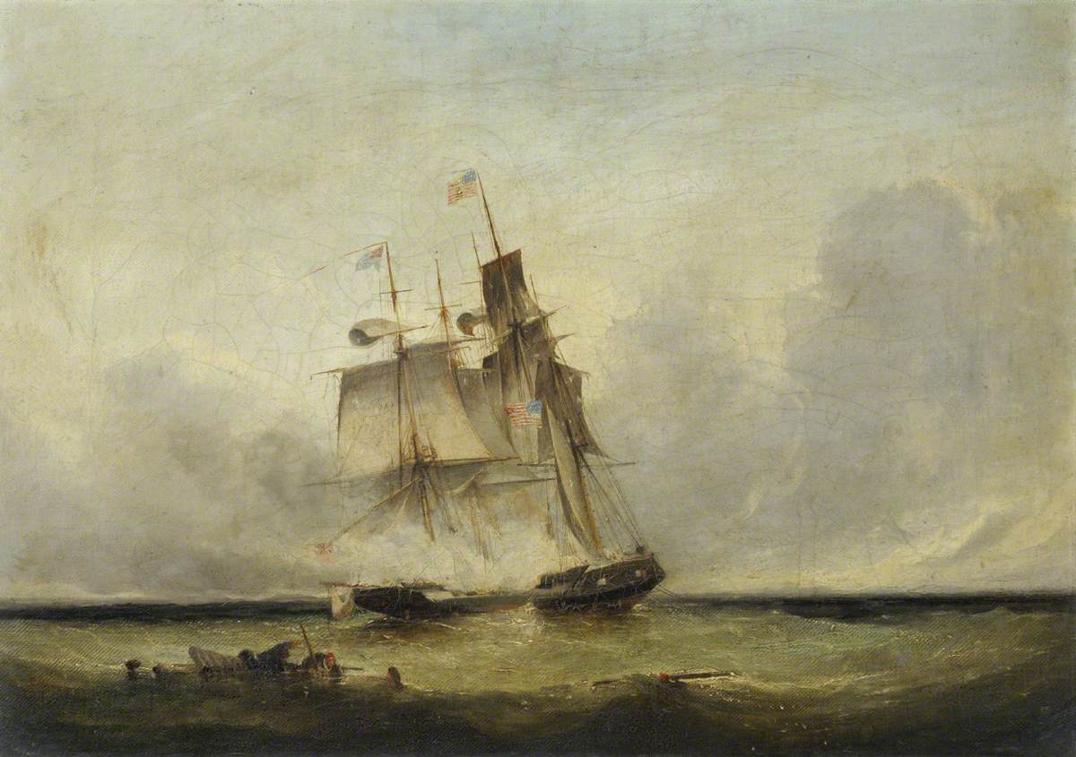 Action between USS 'Wasp' and HMS 'Reindeer', 28 June 1814