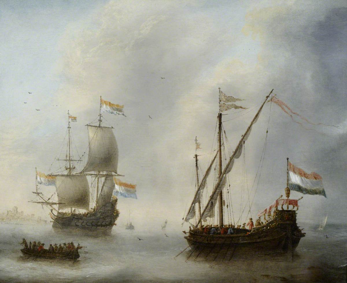 A Galley and a Man-of-War
