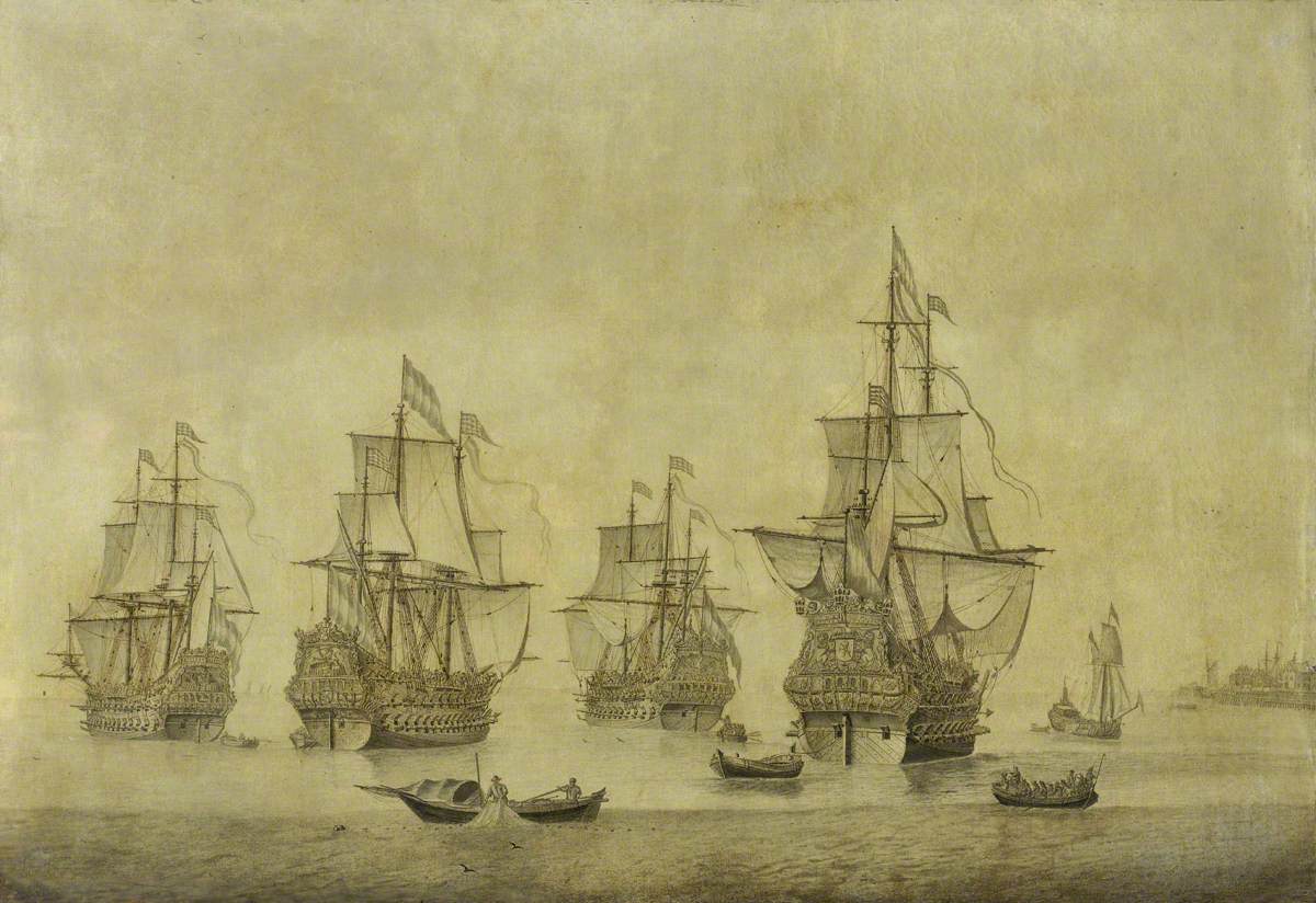 The 'Eendracht' with the 'Zeven Provincien' and Other Dutch Men-of-War