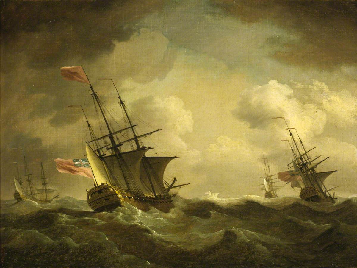 An English Squadron Going to Windward