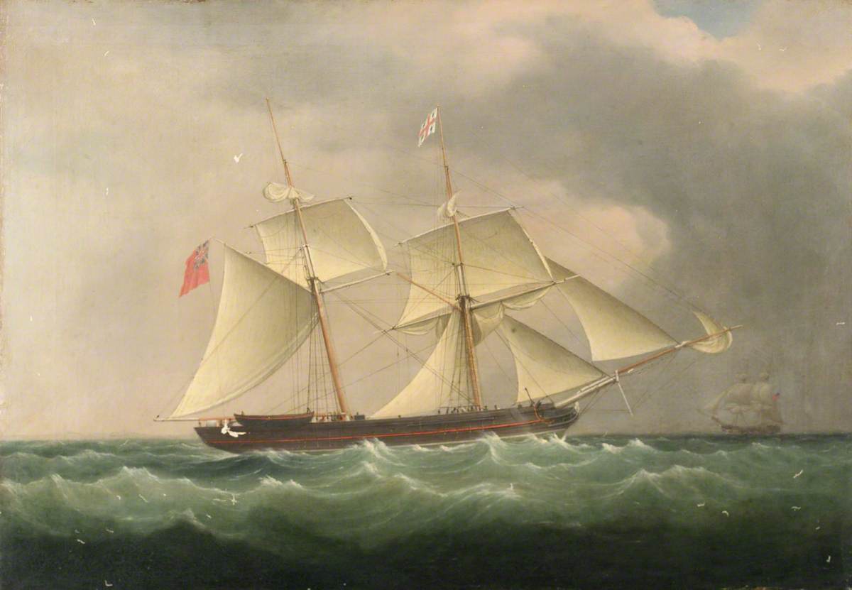 A Trinity House Brig