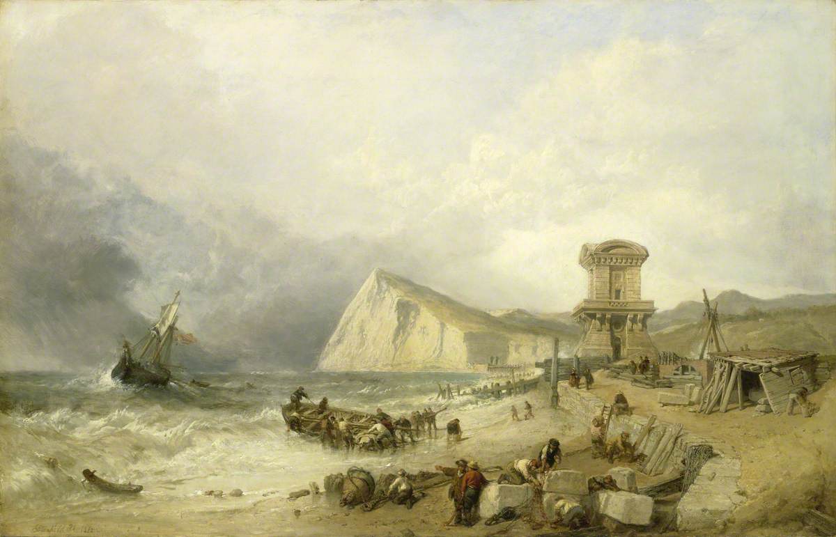 Shakespeare Cliff, Dover, 1849