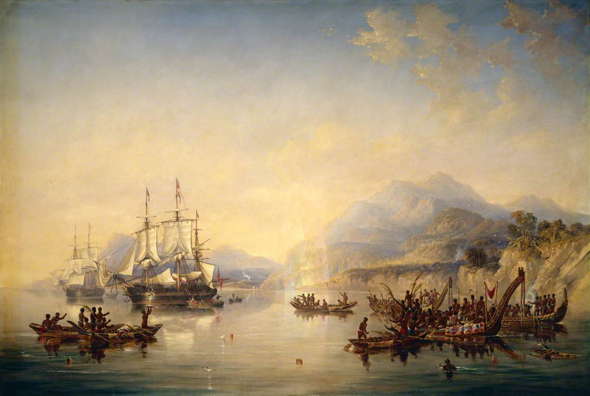 'Erebus' and 'Terror' in New Zealand, August 1841