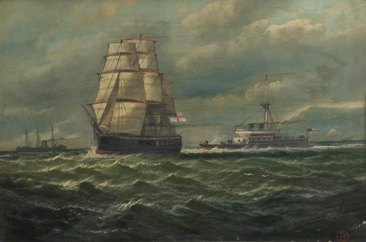 HMS 'Sultan' and 'Devastation'