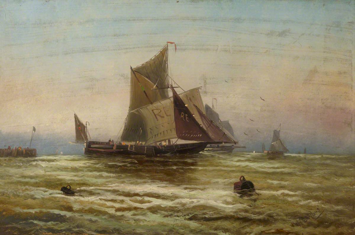 A Spritsail Barge