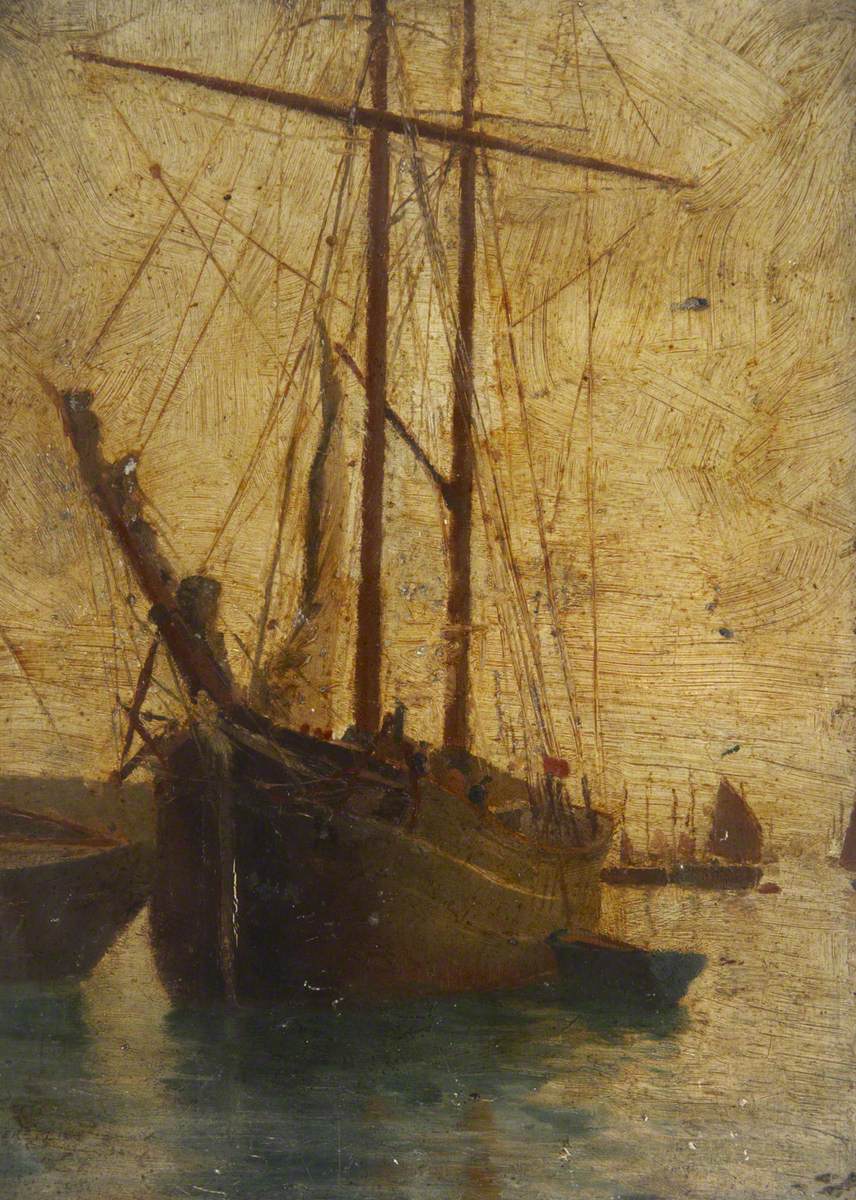 At Anchor, St Ives, 1895