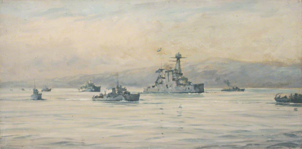 The Greek Cruiser 'Averoff' and Escorts