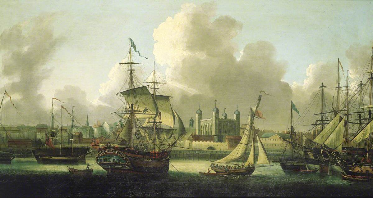 Shipping in the Pool of London