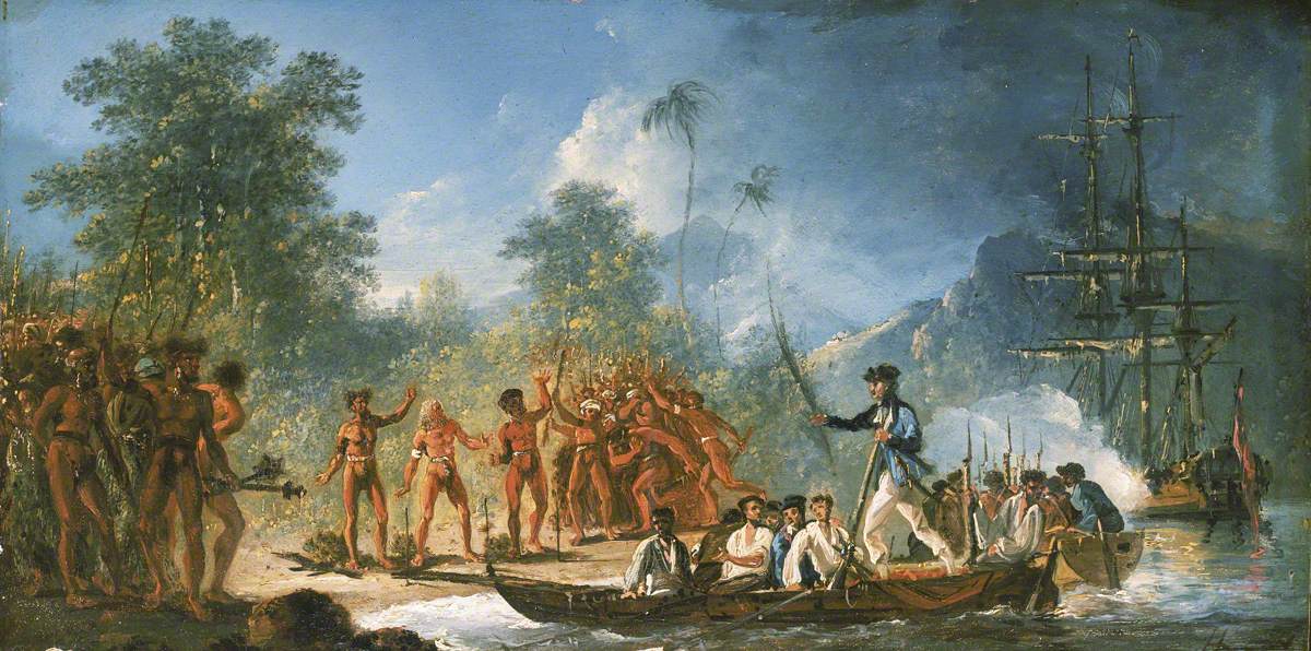 The Landing at Tanna (Tana), One of the New Hebrides