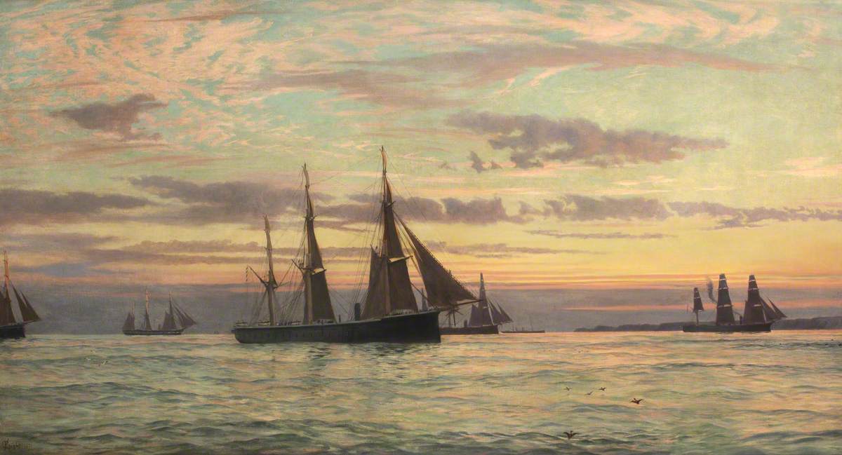 The Channel Fleet off the Lizard, Summer 1869