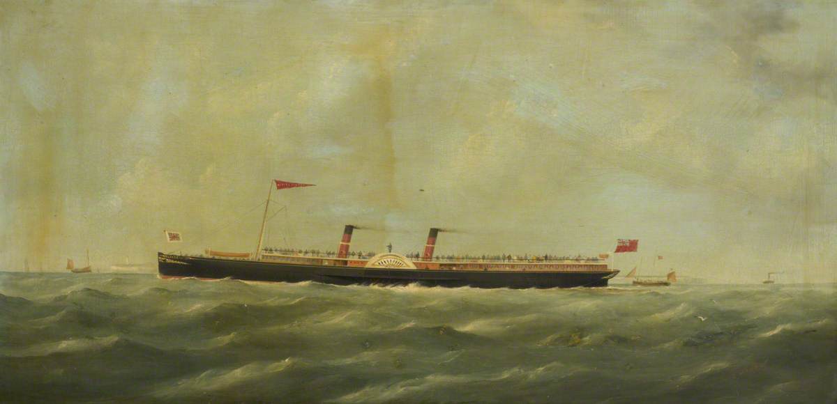 The Paddle Steamer 'Albert Victor'