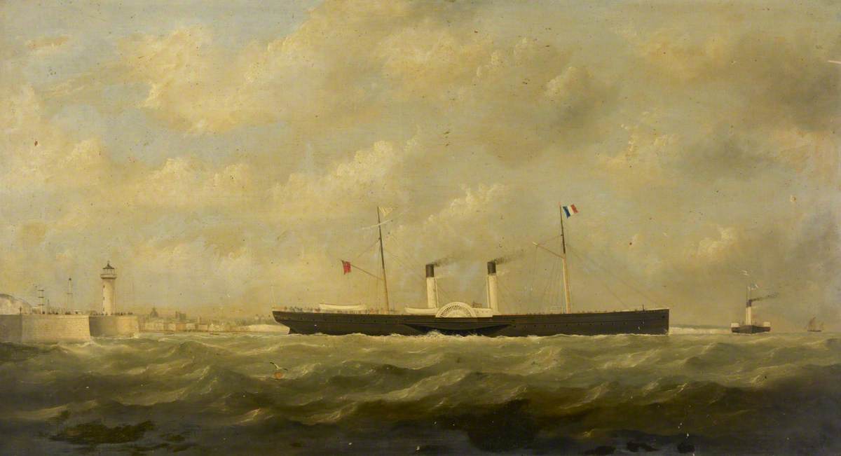 The Paddle Steamer 'Bordeaux'