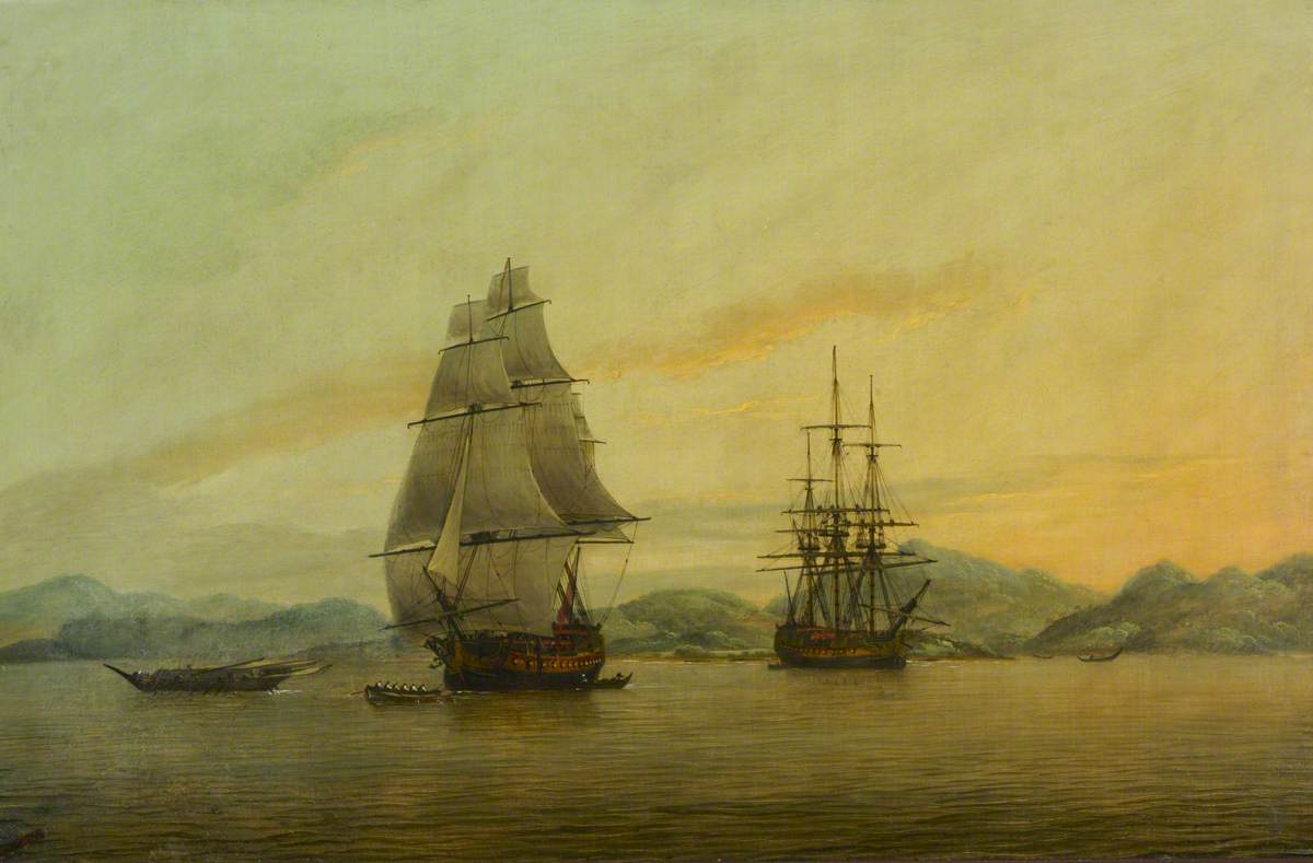 The East Indiaman 'Hindustan' and Other Vessels