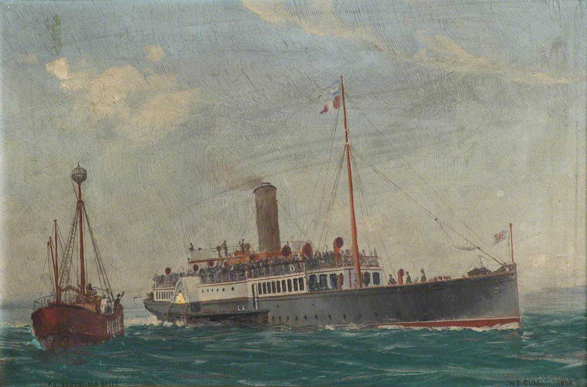 The Paddle Steamer 'Southwold Belle'