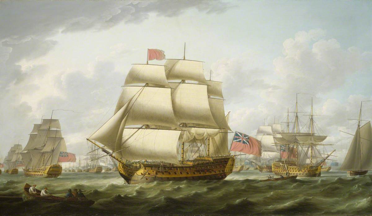 The 'Victory' Sailing from Spithead
