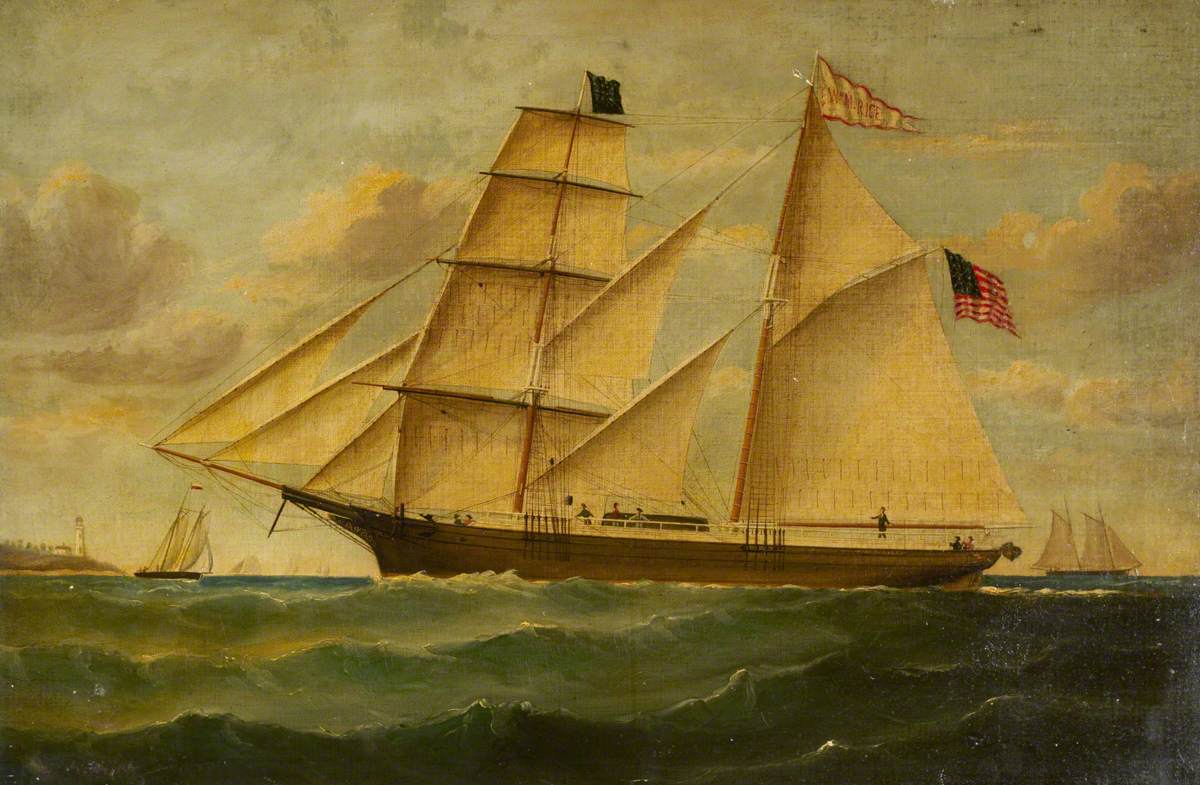 The Brigantine 'William M Rice'