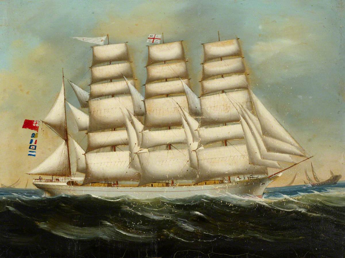 The Four-Masted Barque 'Buckingham'