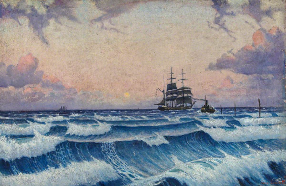 Guided Out by a Tug
