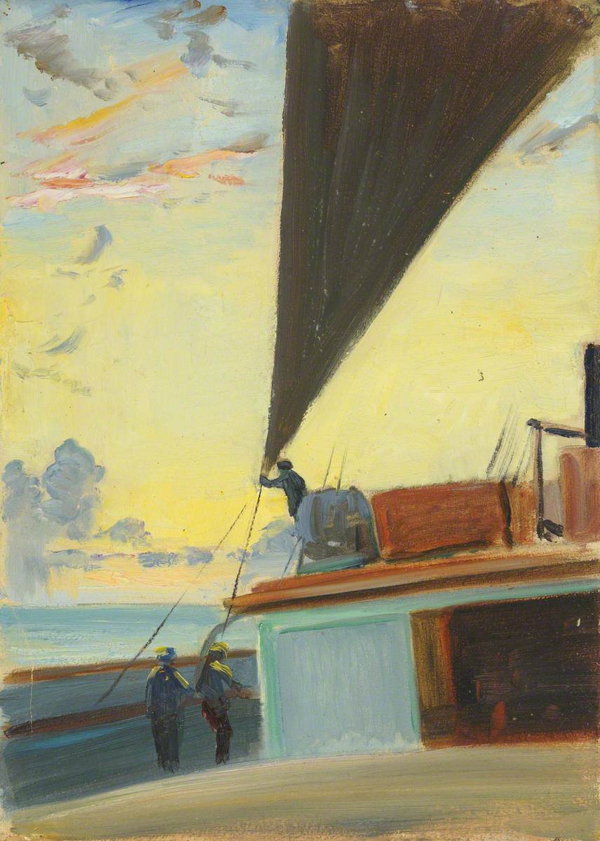 Deck Scene from the 'Suzanne'