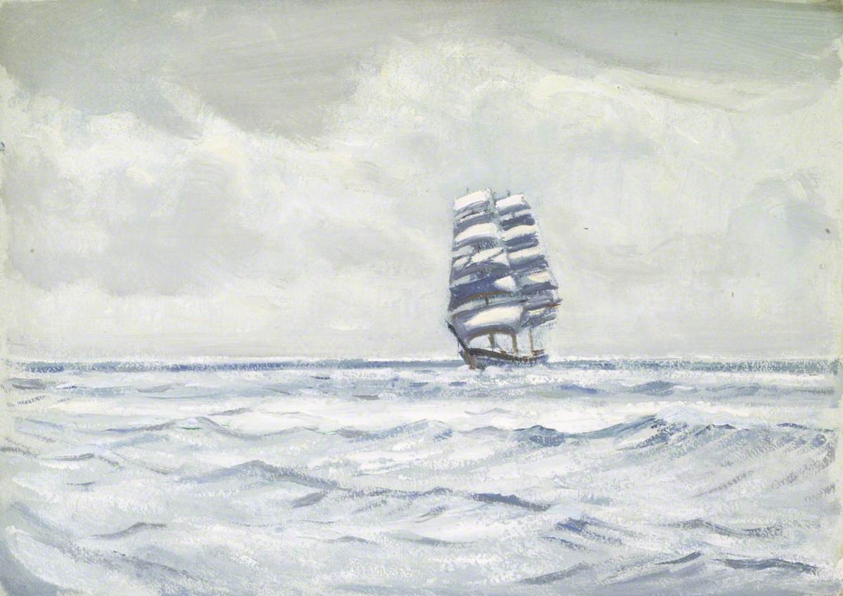 A Sailing Ship from the 'Umberleigh', North Pacific