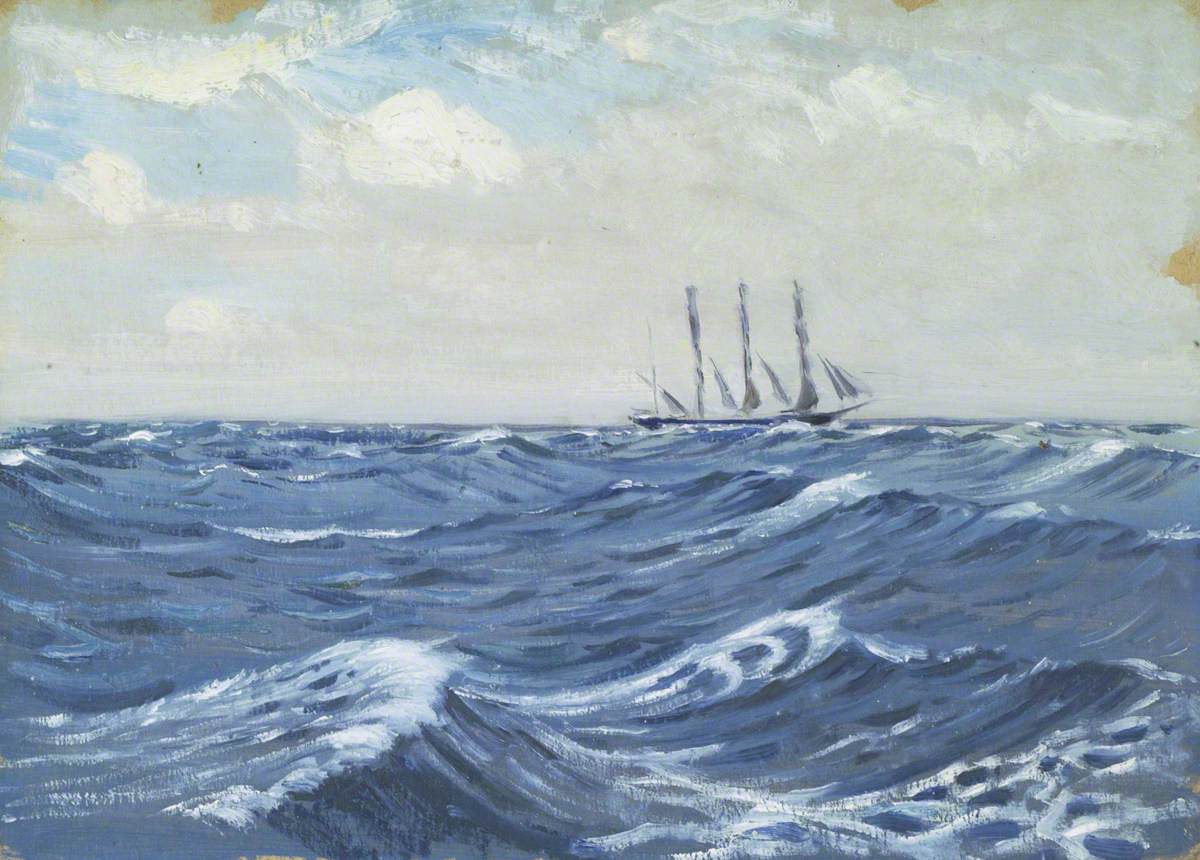 A Sailing Ship from the 'Umberleigh'