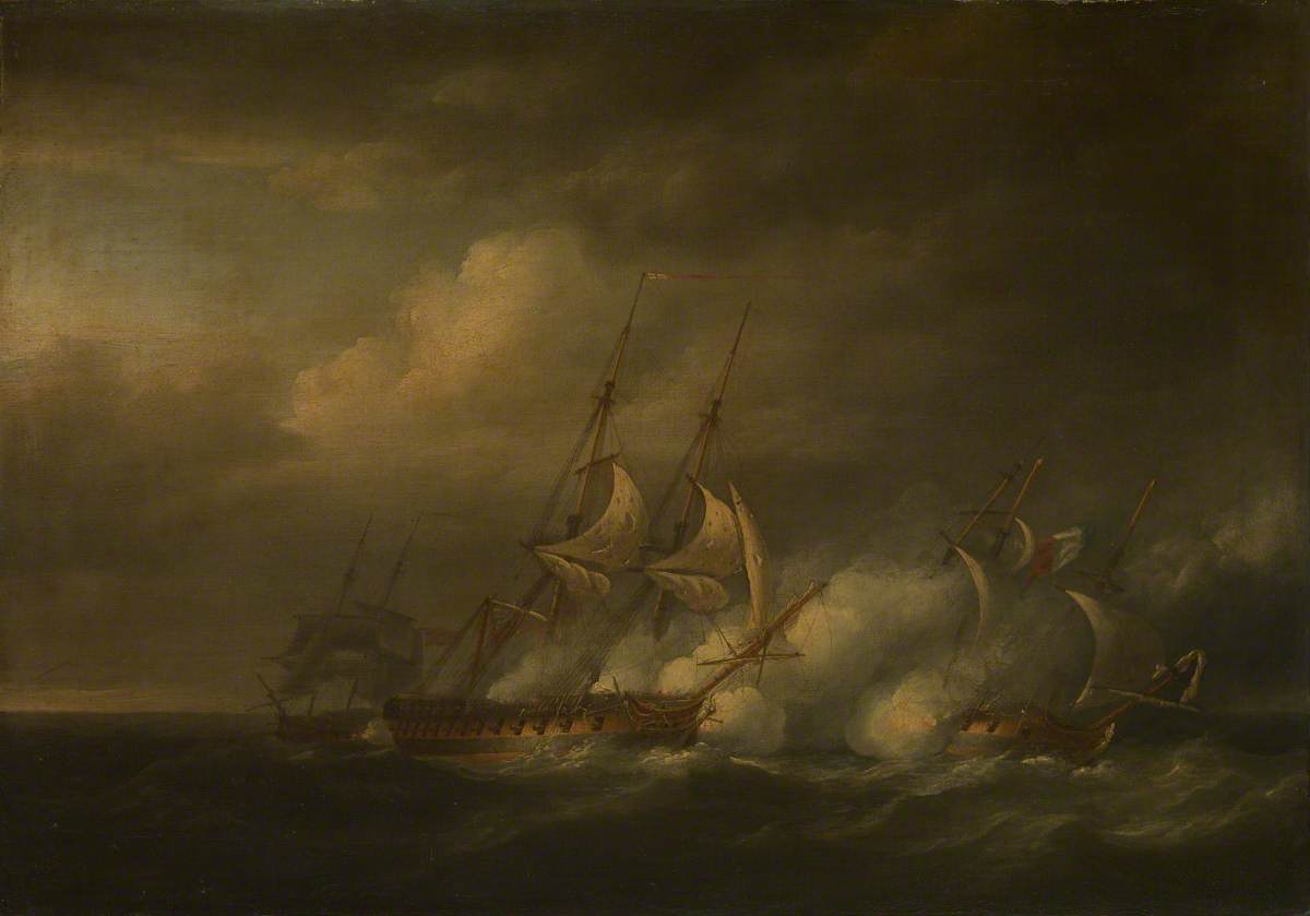 The 'Anson' Taking the 'Loire', 18 October 1798