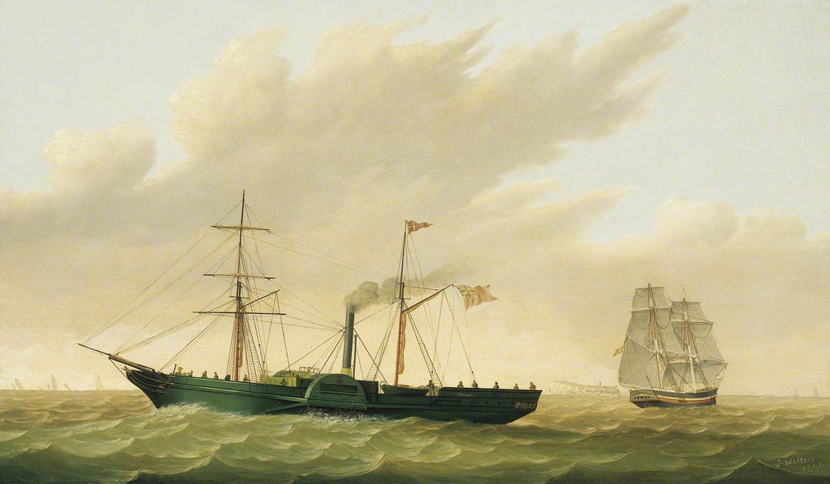 Paddle Steamer 'Sirius' | Art UK