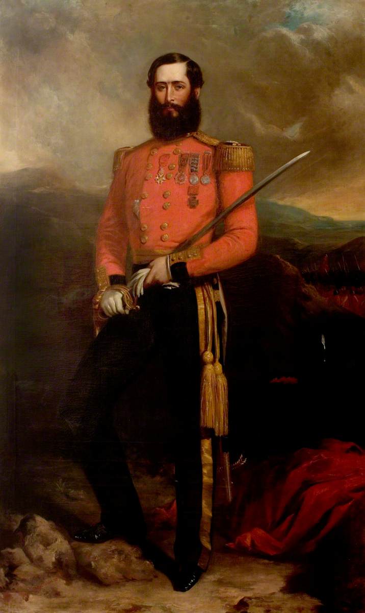 Colonel Gerald Littlehales Goodlake (1832–1890), Coldstream Guards (1857)